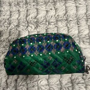 Quilted Green Patterned Glasses Pouch